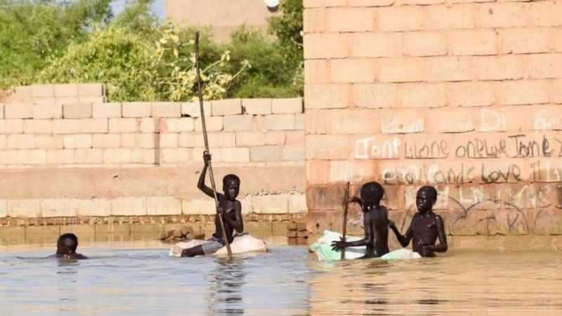 وصل منسوب نهر النيل في السودان هذا العام إلى أعلى مستوى له في الذاكرة الحية