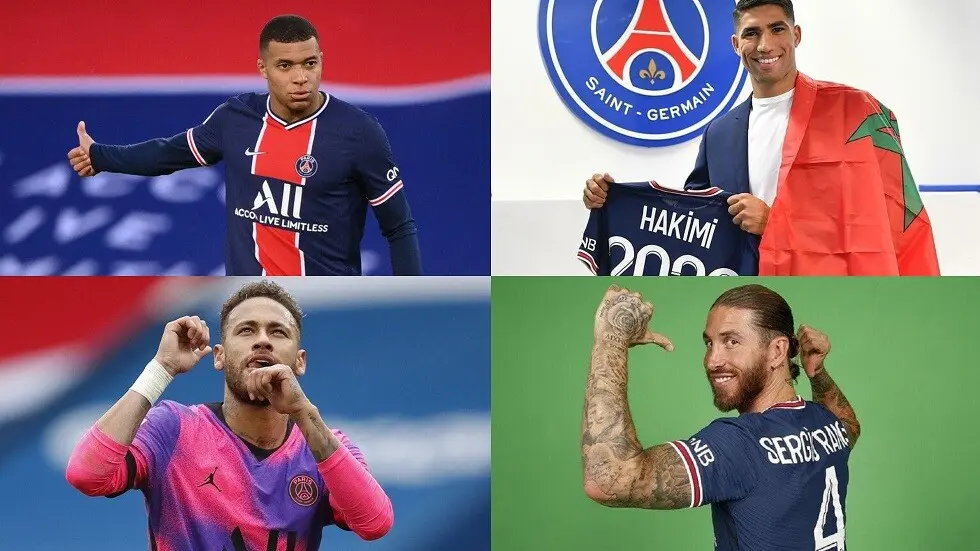 تشكيلة سان جيرمان في الموسم الجديد