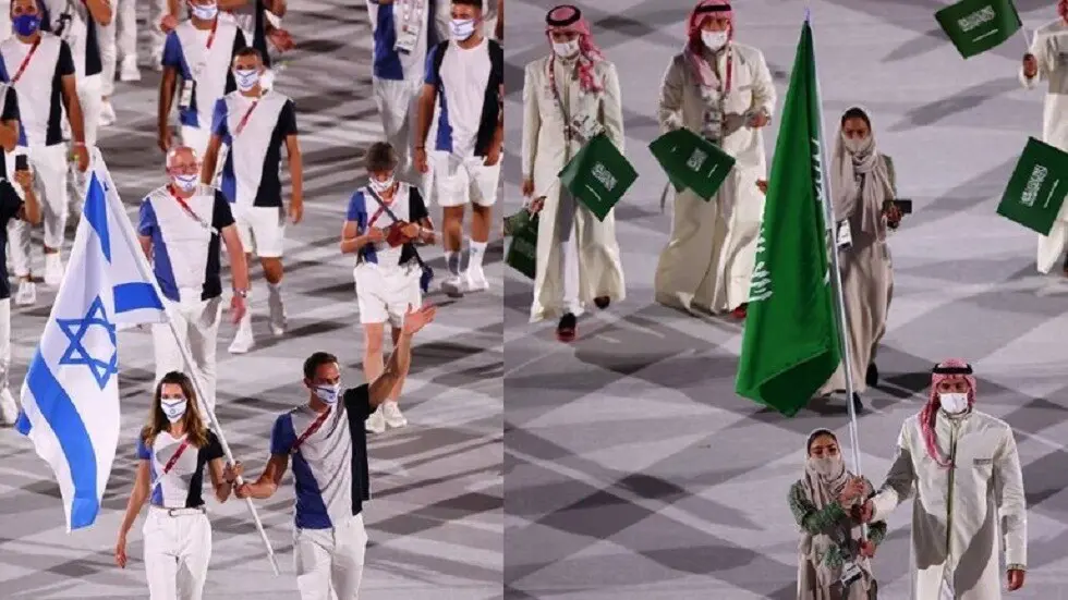 البعثتان السعودية والاسرائيلية في اولمبياد طوكيو 2021