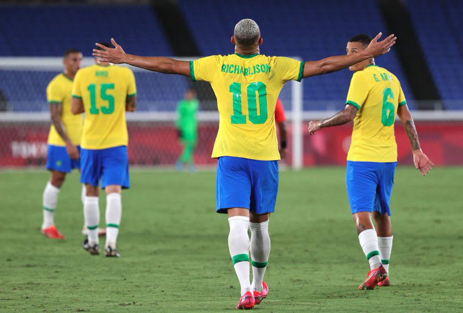 ريتشارلسون أحرز هاتريك للبرازيل في مرمى المانيا