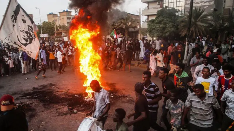 الثورة السودانية ترفض انقلاب 25 أكتوبر