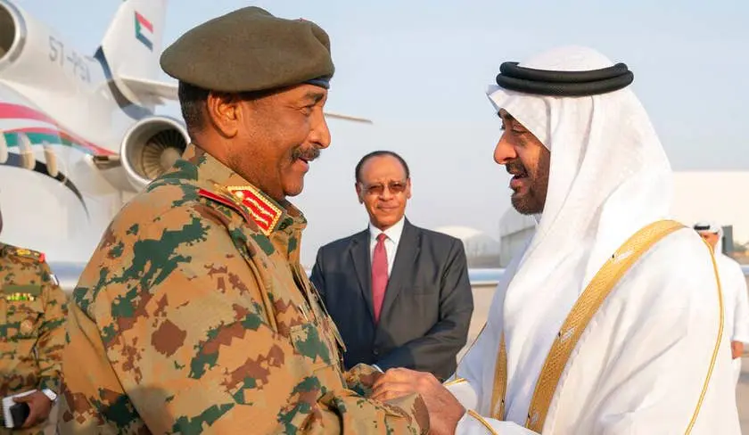 محمد بن زايد والبرهان