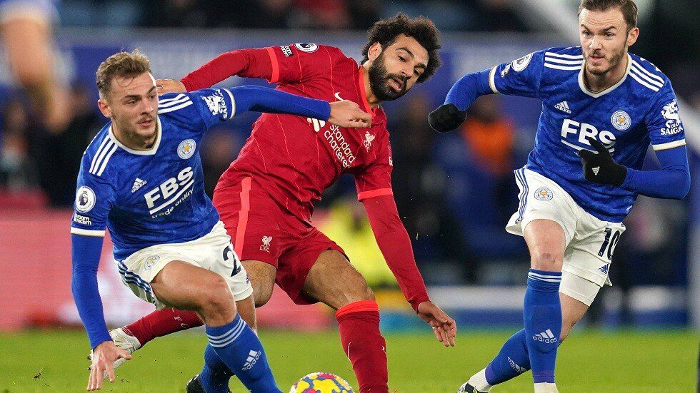 المهاجم المصري محمد صلاح فشل في التهديف في مرمى ليدز يونايتد