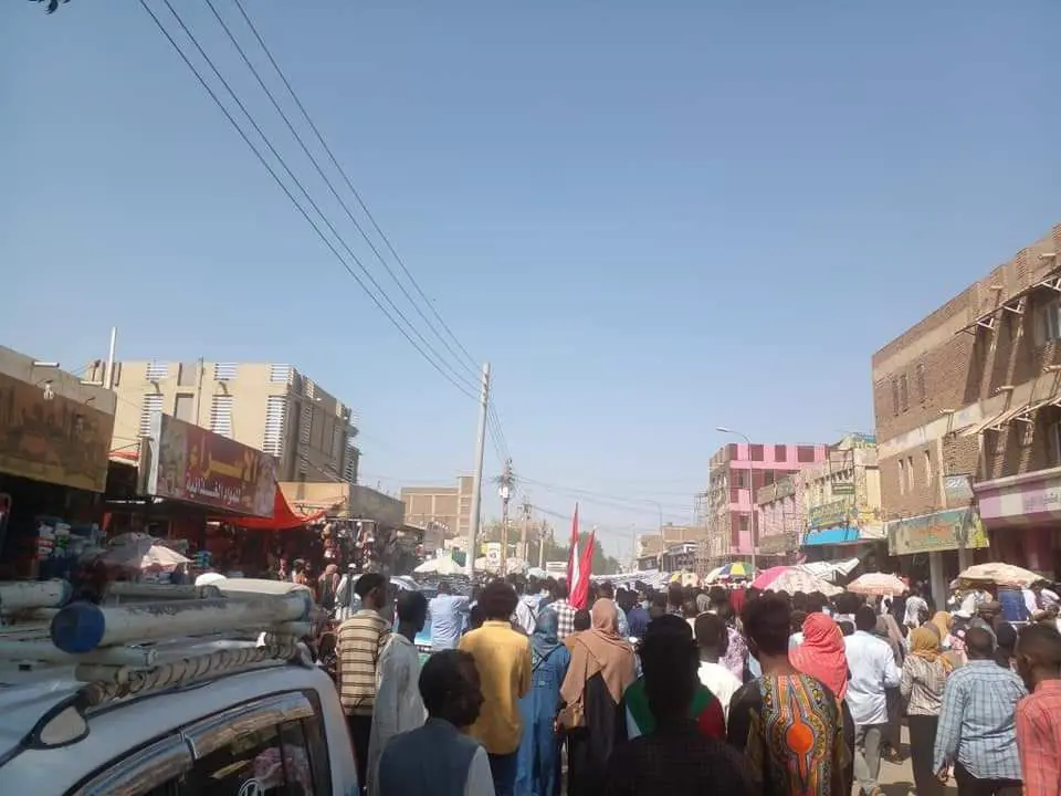 موكب كسلا مليونية 30 يناير