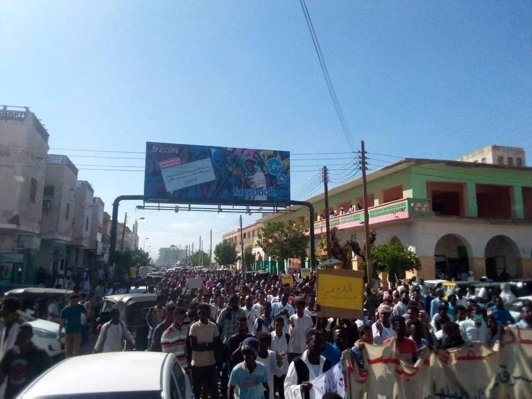 موكب مدينة بورتسودان لاسقاط الانقلاب مليونية 30 يناير