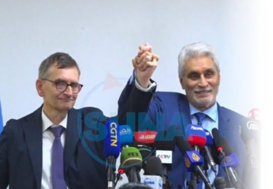 فولكر و ودلباد في مؤتمر صحفي مشترك -الخرطوم