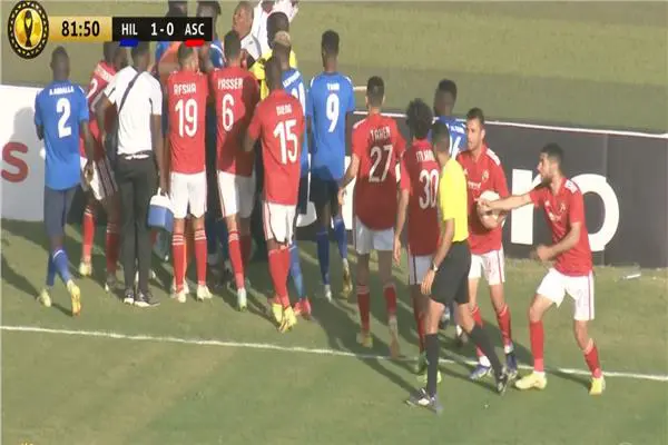 الشناوي يشتبك مع طبيب الهلال السوداني