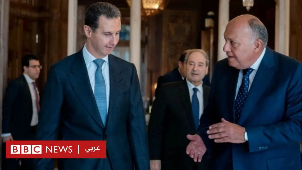 زلزال-تركيا-وسوريا:-الأسد-يستقبل-وزير-الخارجية-المصري-في-دمشق-للمرة-الأولى-منذ-عام-2011