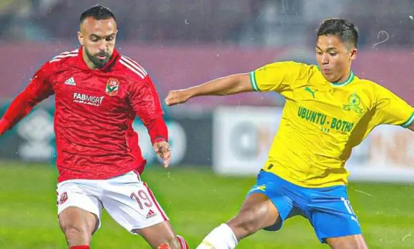 صنداونز يفرض التعادل على الأهلي المصري