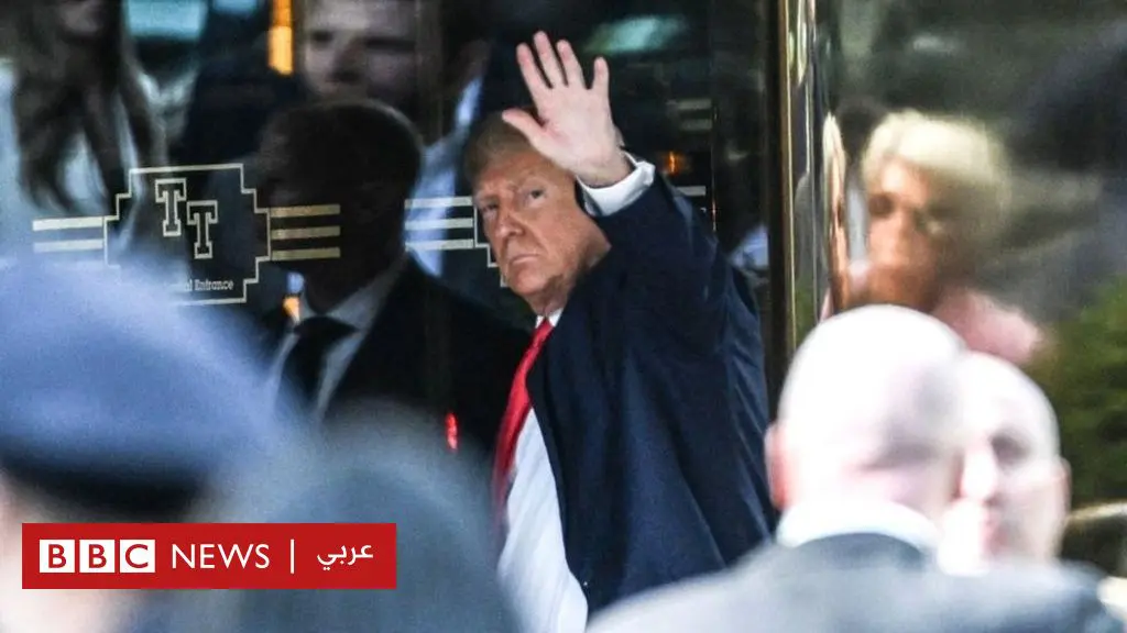 دونالد-ترامب-يصل-إلى-نيويورك-استعدادا-للمثول-أمام-المحكمة