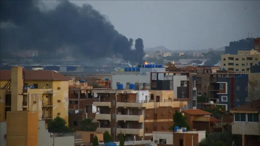 سحب دخان في سماء الخرطوم