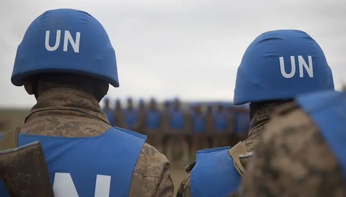united nations blue helmets