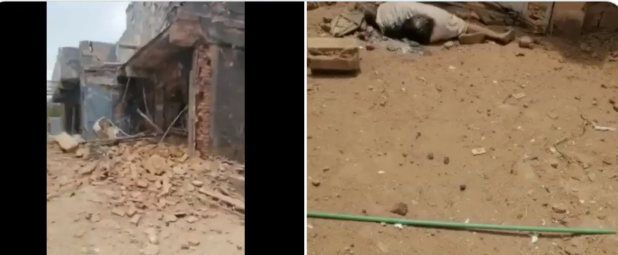 الطيران الحربي يقصف بيت المال