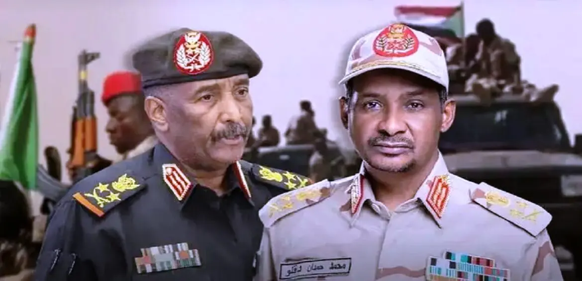 عبدالفتاح البرهان ومحمد حمدان دقلو