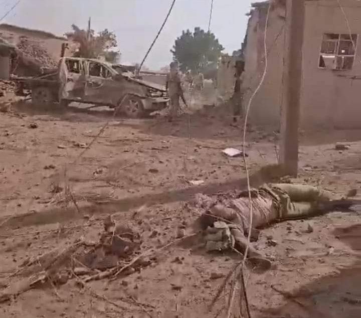 غارة للجيش السودان وسط جنود الدعم السريع