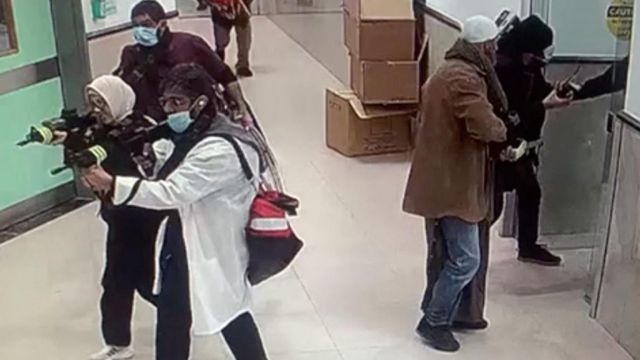 جنود من وحدة المستعربين في مستشفى ابن سينا في جنين