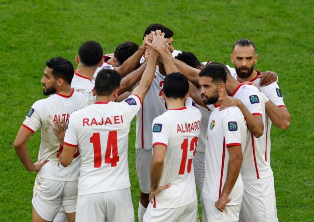 بعض لاعبي المنتخب الأردني