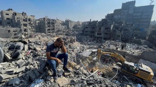 آثار الدمار في غزة