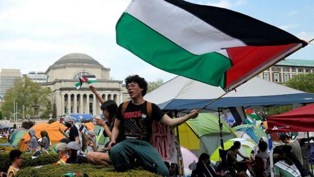 احتجاجات مؤيدة للفلسطينيين