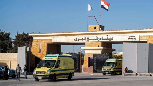 الجانب المصري من معبر رفح البري.