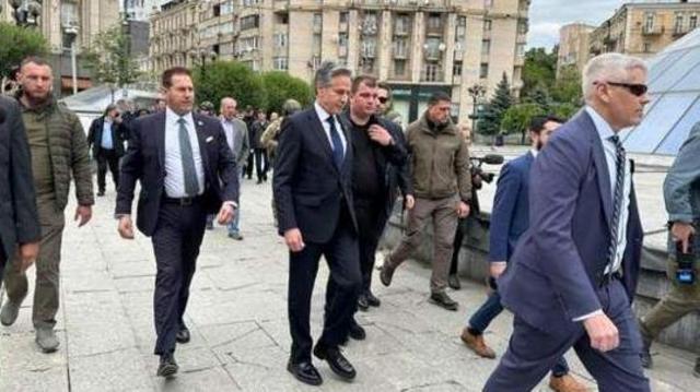 وزير الخارجية الأمريكي أنتوني بلينكن في كييف
