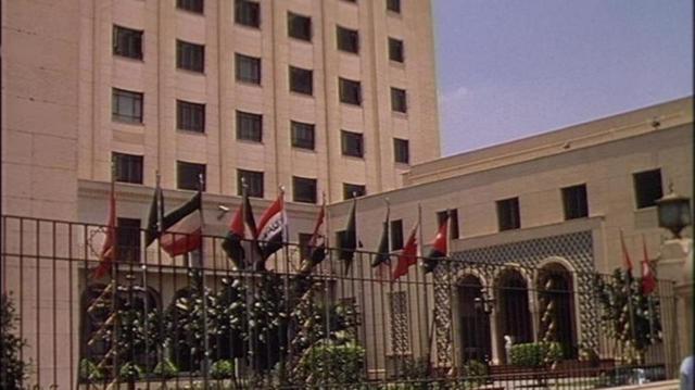 مقر جامعة الدول العربية في ميدان التحرير في القاهرة - يونيو/حزيران 1991