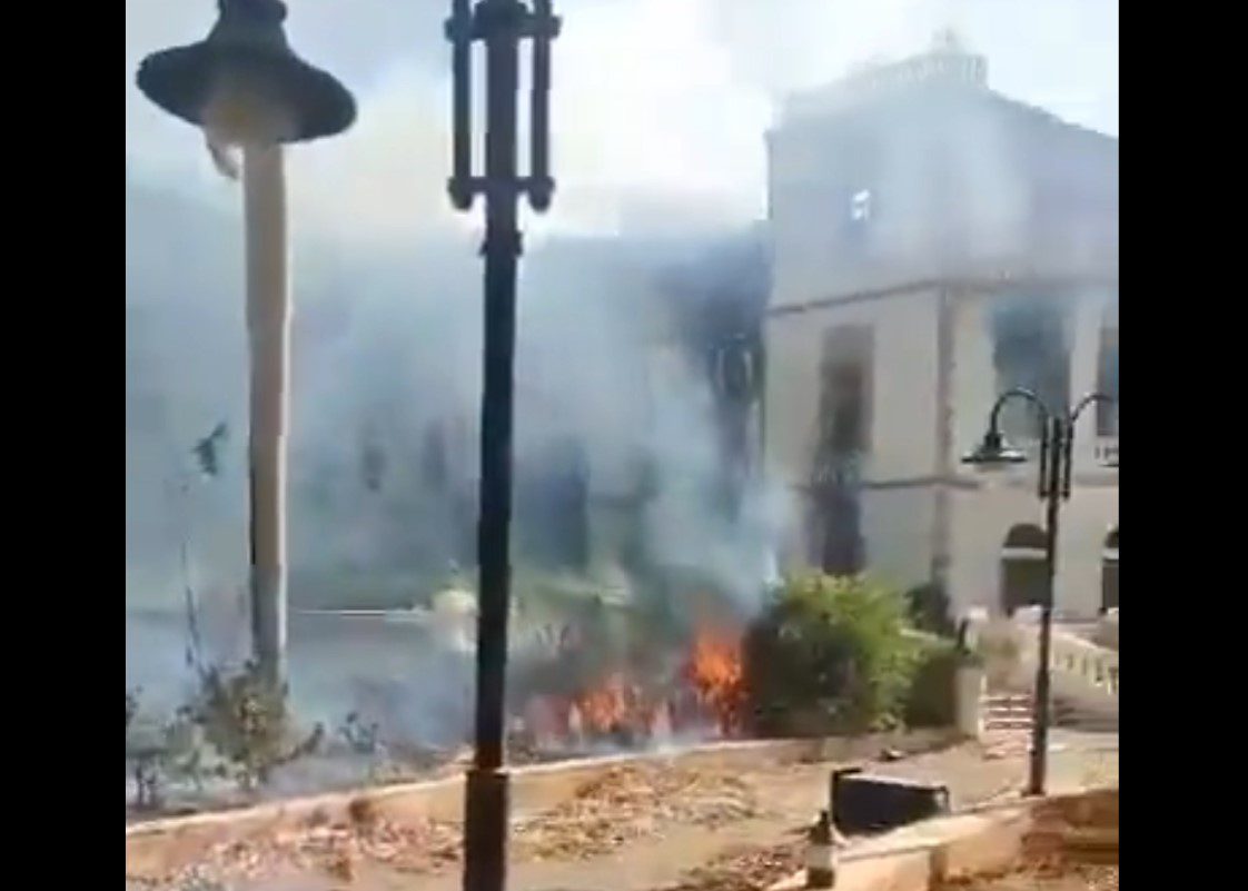 حريق القصر الجمهوري