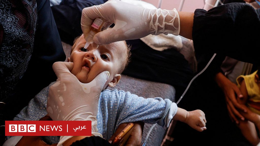 انطلاق-حملة-التطعيم-ضد-شلل-الأطفال-في-غزة