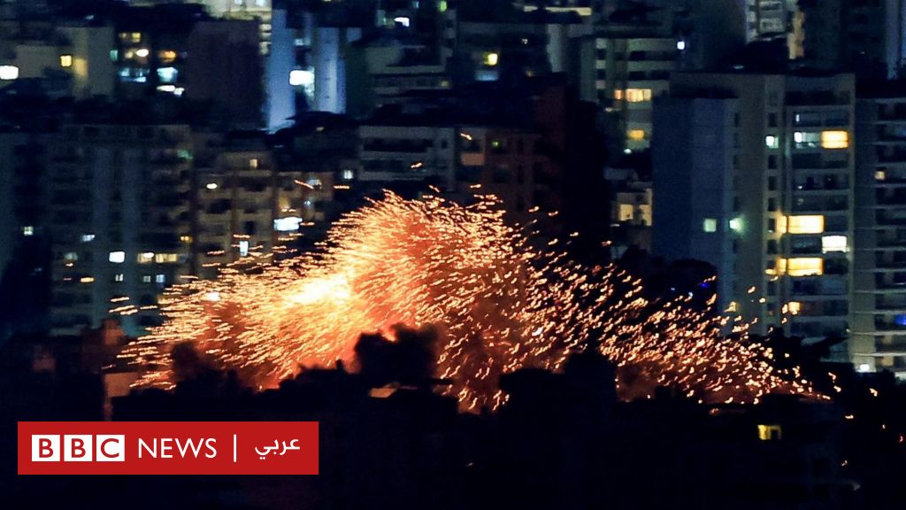 غارات-“عنيفة”-على-الضاحية-الجنوبية-لبيروت-بعد-إنذارات-إخلاء-إسرائيلية،-وقتلى-بين-الطواقم-الطبية-في-الجنوب