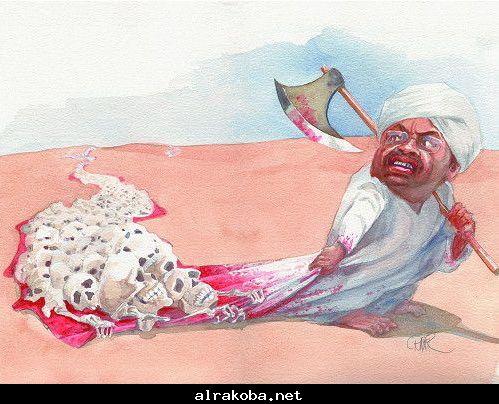 عمر البشير مطلوب المحكمة الجنائية بسبب جرائم دارفور