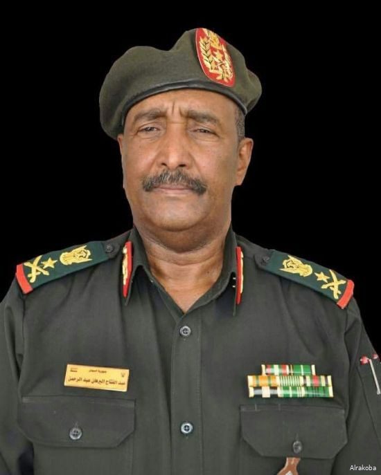 الفريق أول عبد الفتاح البرهان رئيس المجلس العسكري الانتقالي