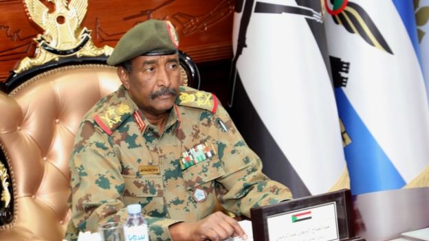 الفريق أول عبد الفتاح البرهان رئيس المجلس العسكري الانتقالي