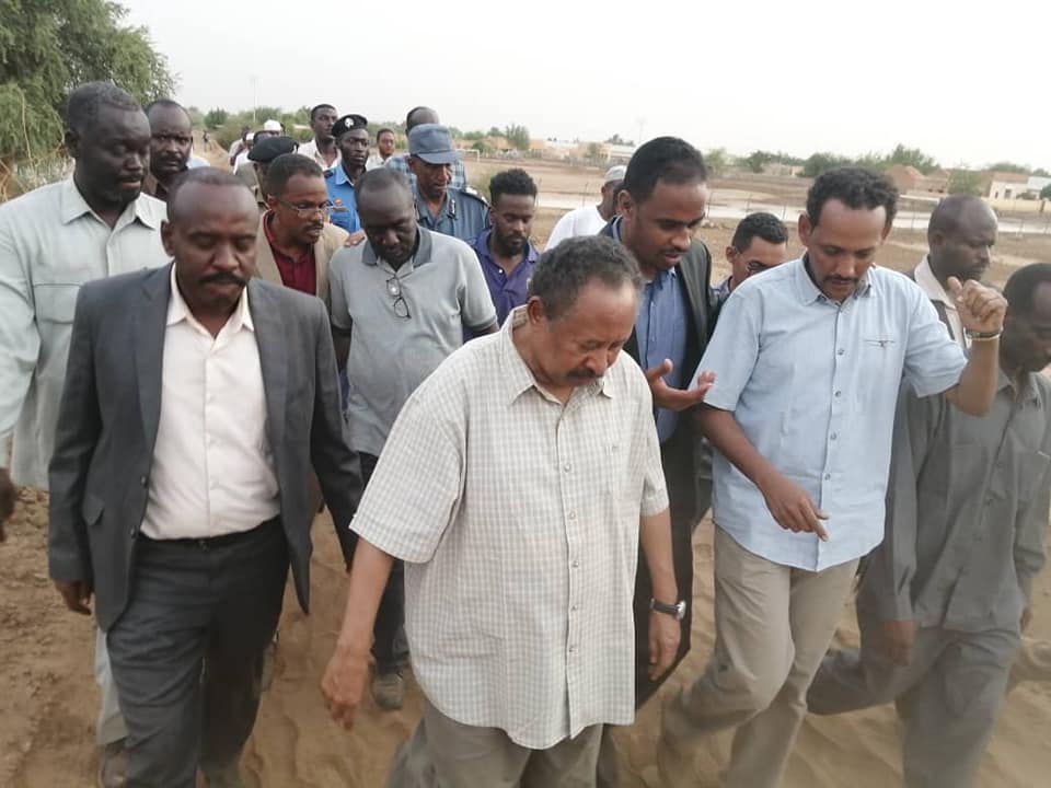د. عبدالله حمدوك في زيارة تفقدية