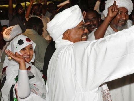 عمر البشير ووداد بابكر