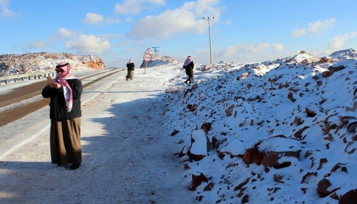 أجواء باردة في المملكة السعودية