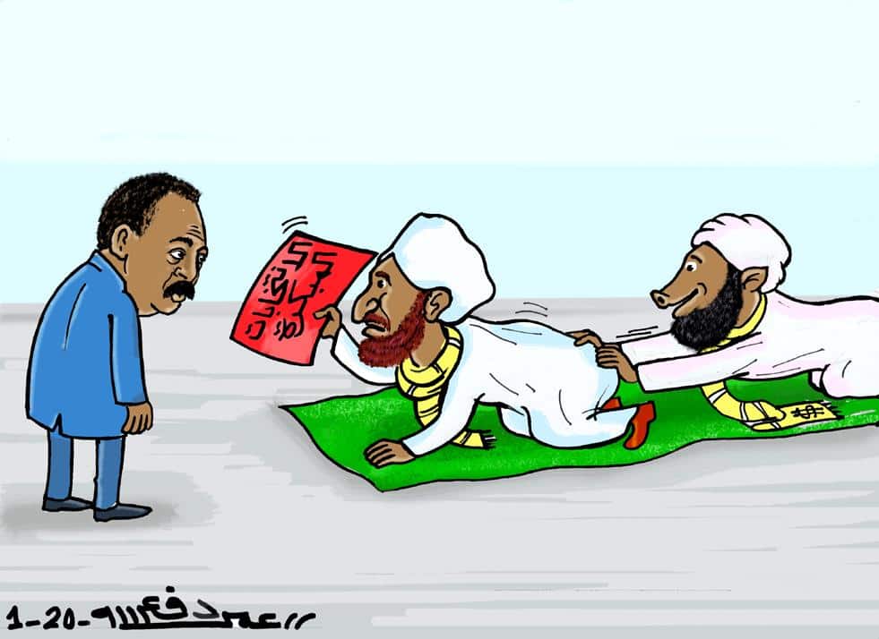 أبو الزواحف ... كاريكاتير عمر دفع الله