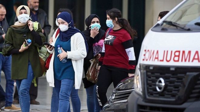أعلن لبنان عن اكتشاف الحالة الأولى من الإصابة بفيروس كورونا EPA
