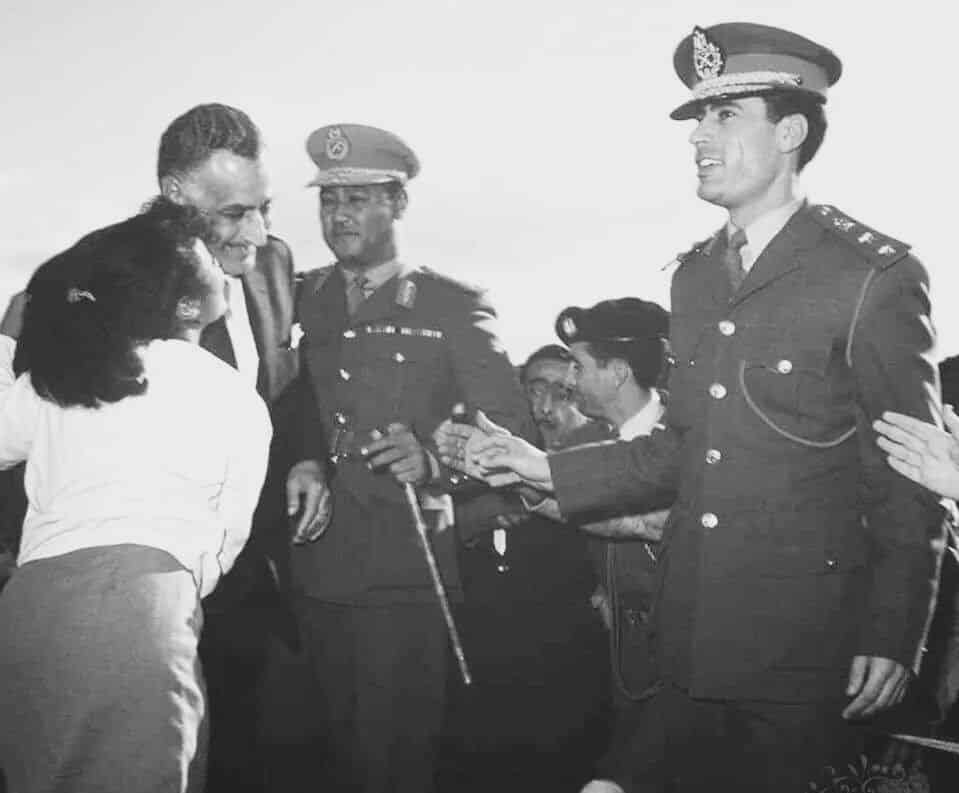 القذافي، نميري، عبدالناصر