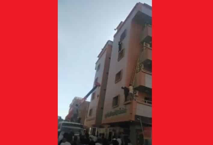 انقاذ نزلاء فندق لاندوأوركيد