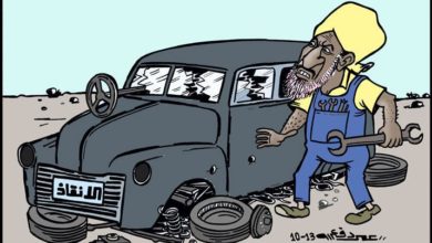 الصادق المهدي ... كاريكاتير عمر دفع الله