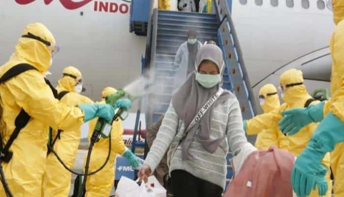 إجراءات إندونيسية لمواجهة فيروس كورونا- أرشيفية