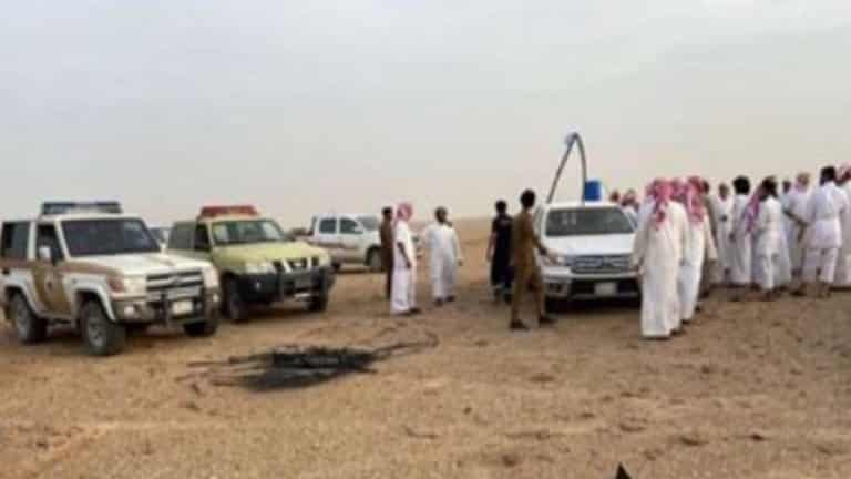 انقاذ مواطن سعودي تاه في الصحراء