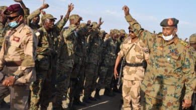 البرهان لدى زيارته شرق السودان