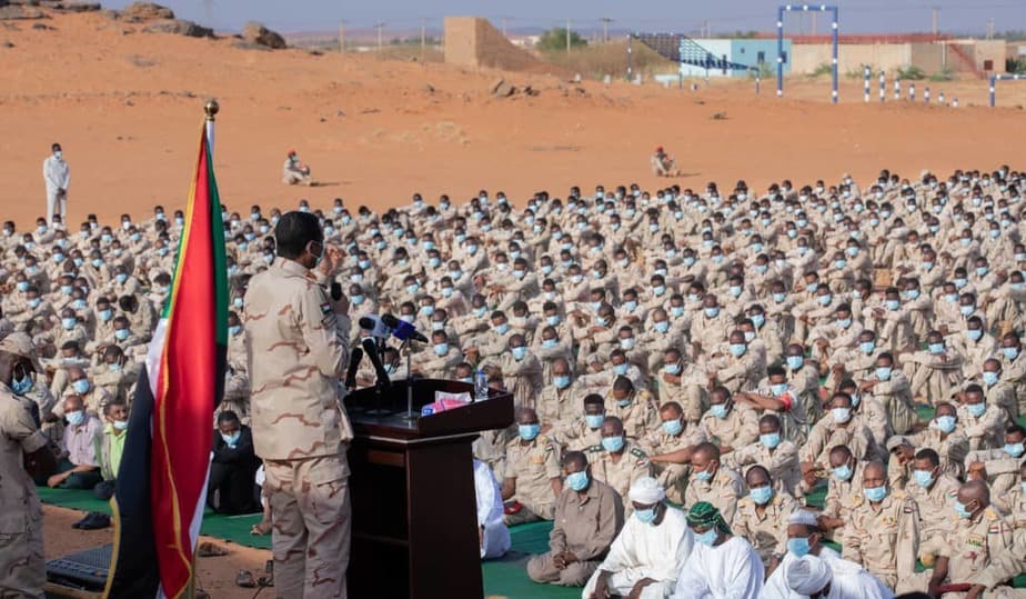 الفريق أول محمد حمدان دقلو يخاطب قواته بمناسبة عيد الأضحى المبارك