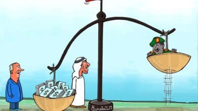 عبدالفتاح البرهان والتطبيع ... كاريكاتير عمر دفع الله