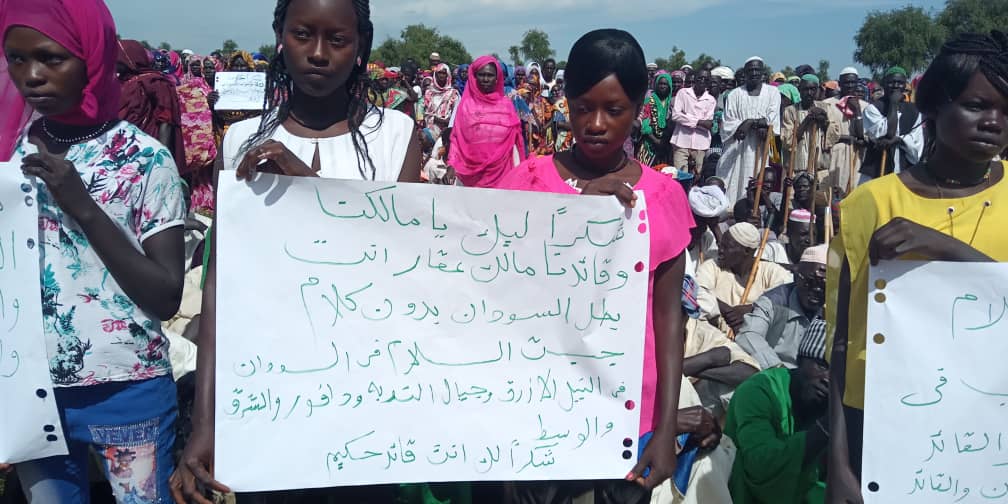 جماهير النيل الأزرق تحتفي بالسّلام وما حققته الإتفاقية