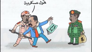 الحكومة الانتقالية السودانية ... كاريكاتير عمر دفع الله