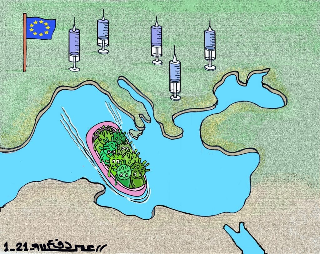فيروس كورونا ... كاريكاتير عمر دفع الله