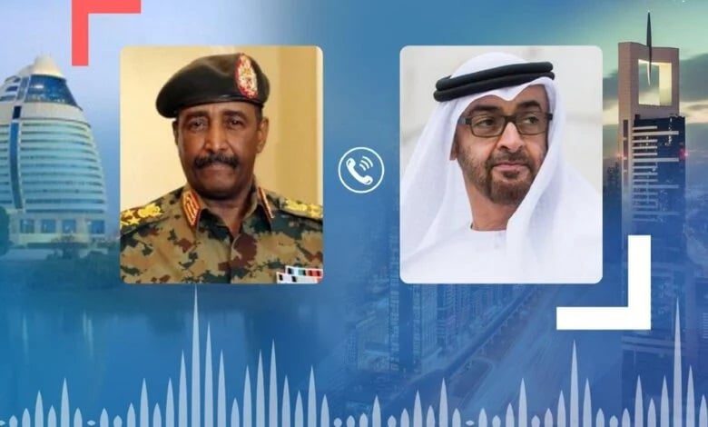 البرهان و ولي عهد أبوظبي يبحثان وقف التصعيد في قضية الحدود بين السودان وإثيوبيا