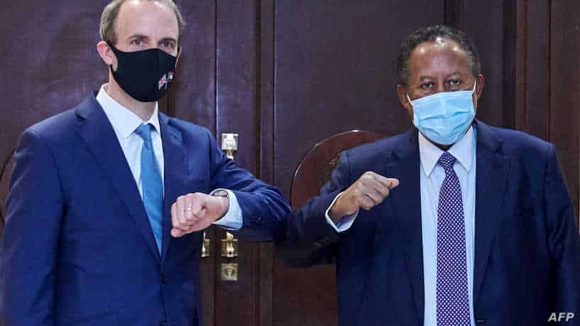 وزير الخارجية البريطاني التقى مسؤولين سودانيين بينهم حمدوك